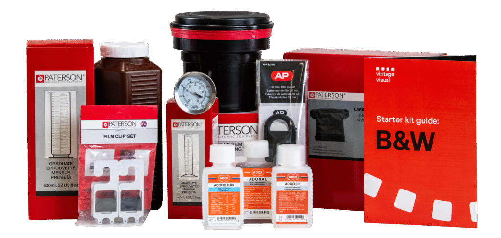 film developing kit, bw developing kit, bw film developing kit